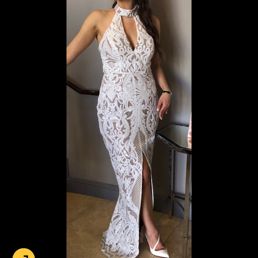 White runway Giada Gown